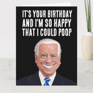 JOE BIDEN SURTAILLE LES CARTES D'ANNIVERSAIRE FUUN