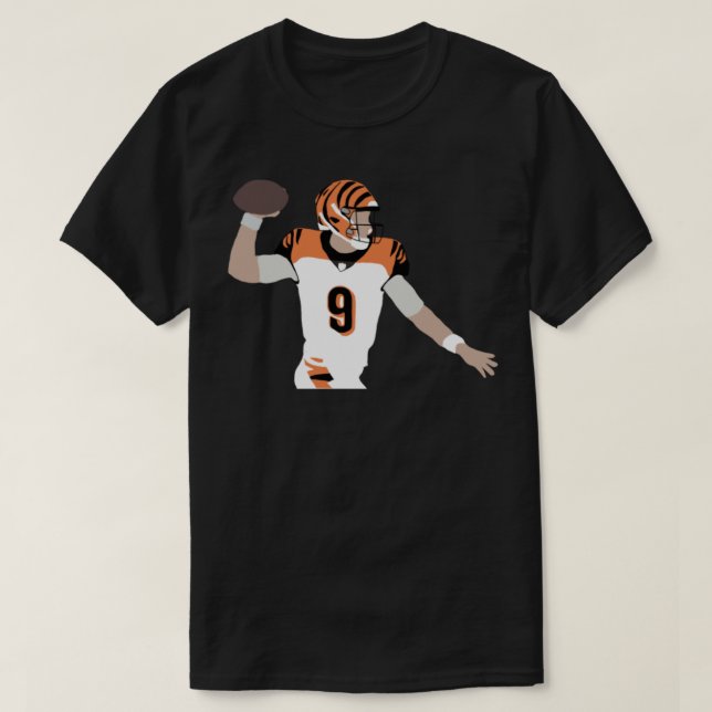 Joe Burrow 9 Bengals TShirt (Design devant)