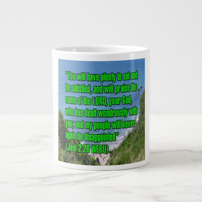 Joel 2:26 WEBU Mug (Devant)