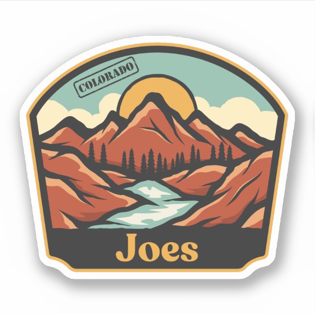 Joes, Autocollant Colorado (Devant)