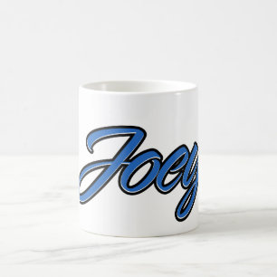 Joey Prénom Blue Tasse