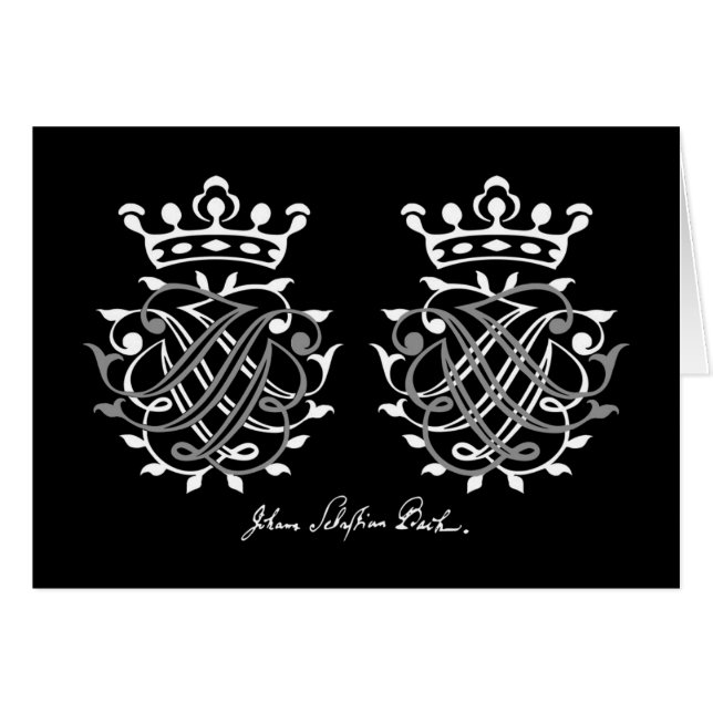 Johann Sebastian Bach Siegel (Devant horizontal)