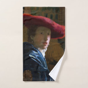 Johannes Vermeer - Fille avec un Casquette rouge