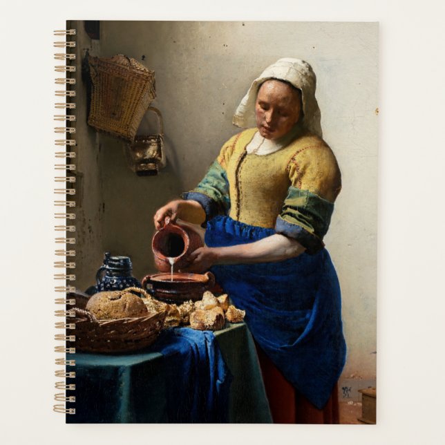 Johannes Vermeer - La Milkmaid (Devant)
