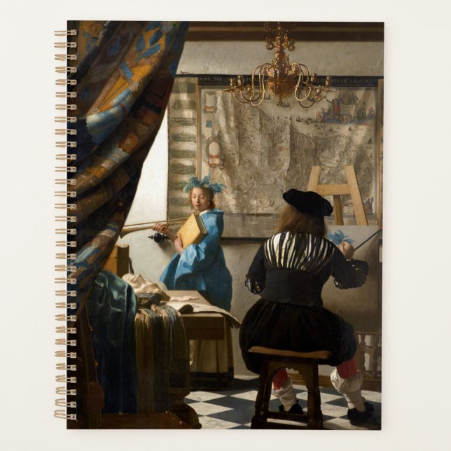 Johannes Vermeer - L'Allégorie de la Peinture (Devant)