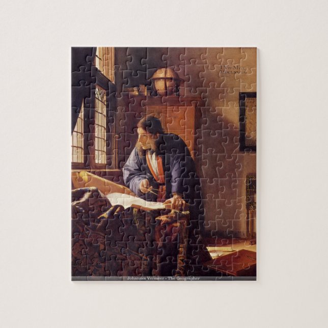 Johannes Vermeer - le puzzle de géographe (Vertical)