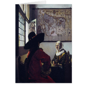Johannes Vermeer, Officier Et Fille Rirante