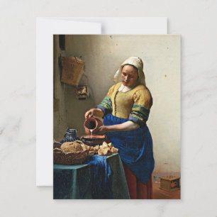 Johannes Vermeer peinture, La Milkmaid