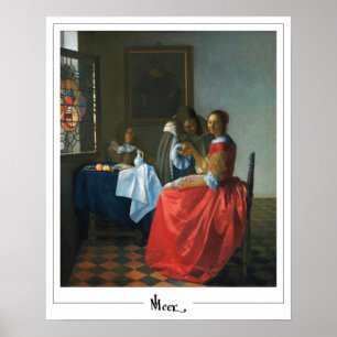 Johannes Vermeer Zedign Affiche d'art #24