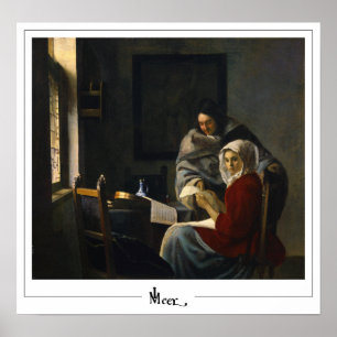 Johannes Vermeer Zedign Affiche d'art #35