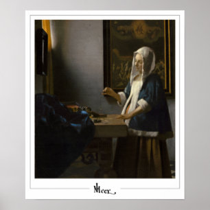Johannes Vermeer Zedign Affiche d'art #37