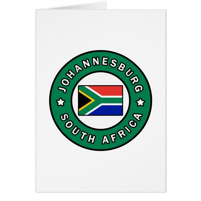 Johannesburg Afrique du Sud (Devant)