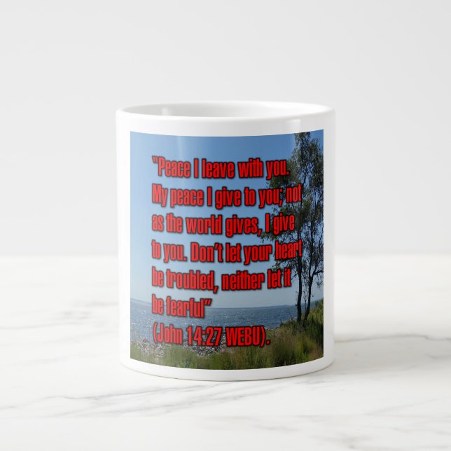 John 14:27 WEBU Mug (Devant)