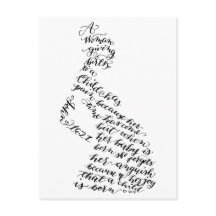 John 16:21 Carte postale