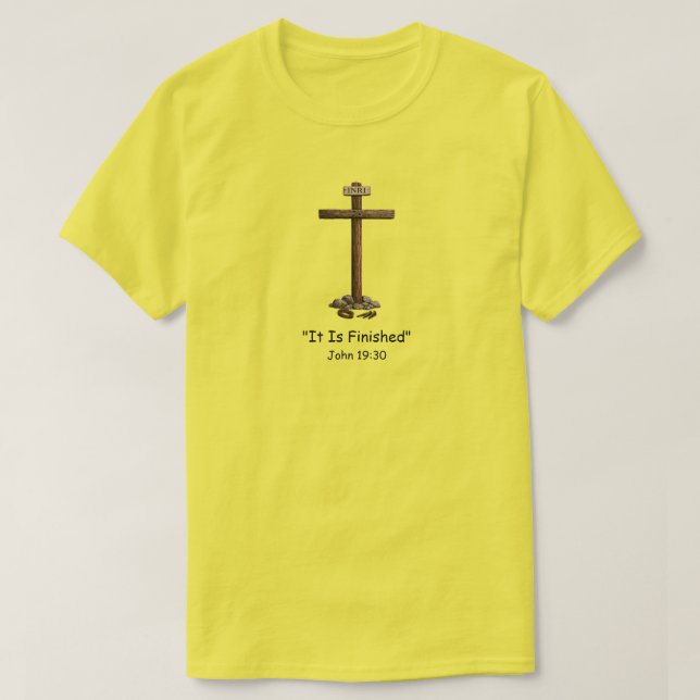 "John 19:30" (1) T-Shirt (Design devant)