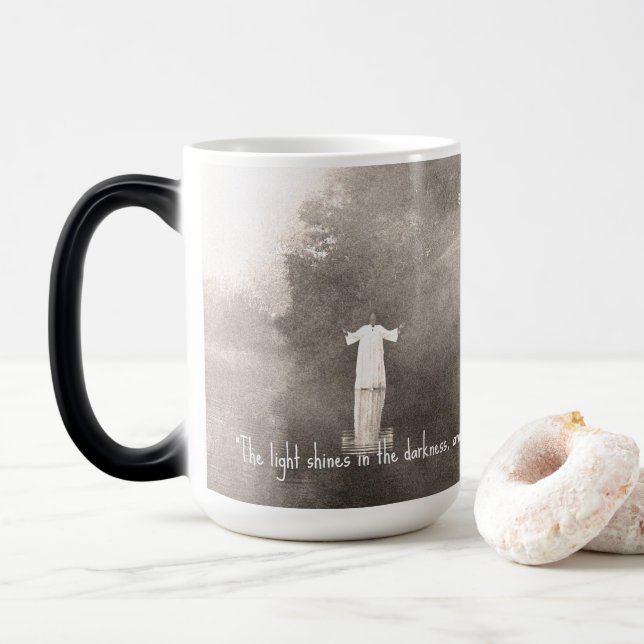 JOHN 1:5 Morphing Mug (Avec donut)