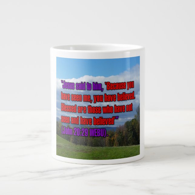 John 20:29 WEBU Mug (Devant)