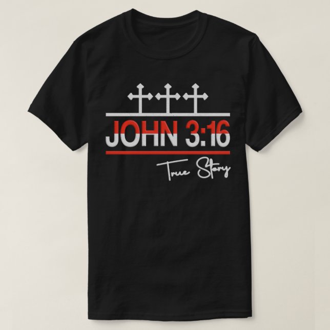 John 316 Histoire vraie Christian Pullover (Design devant)