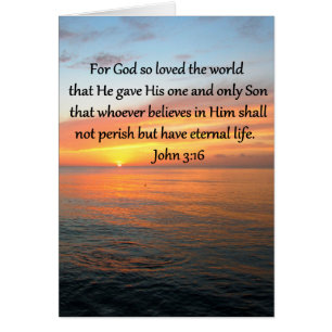 JOHN 3:16 LEVER LA PHOTO DE L'OCÉAN
