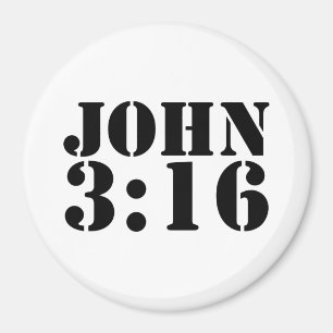 JOHN 3:16 Magnet for fridge or car 