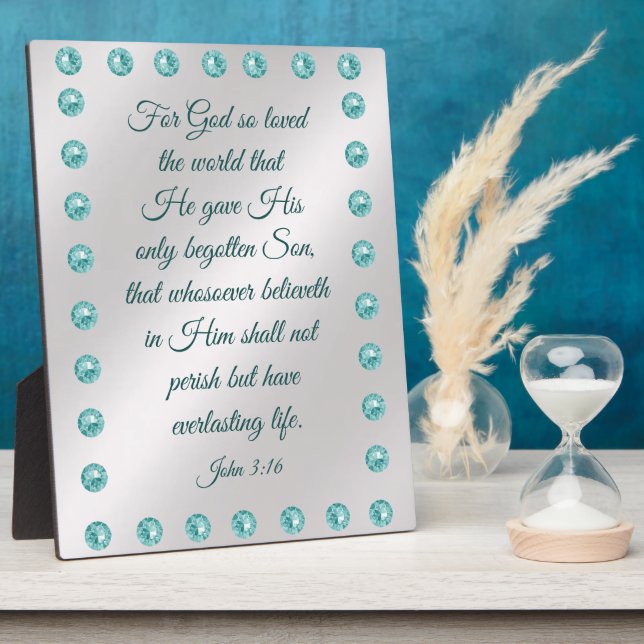 John 3:16 Plaque (Côté)