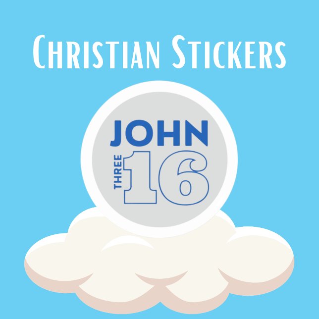 John 3:16 Stickers chrétiens (Créateur téléchargé)