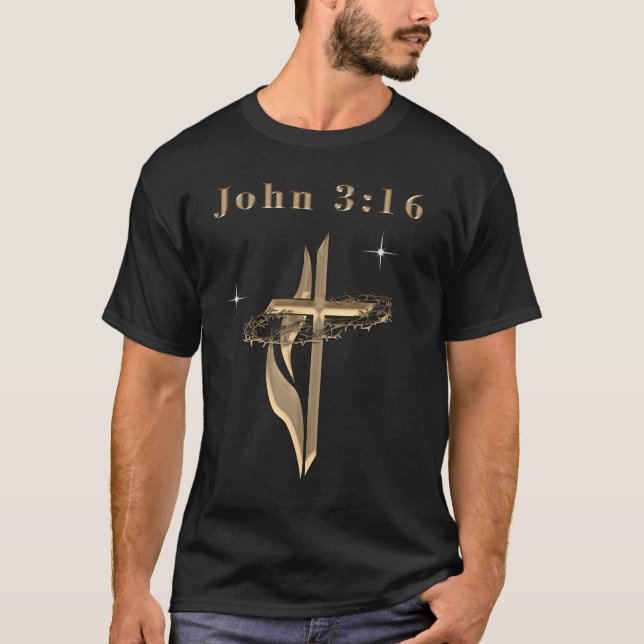 John 3:16 T-shirt (Devant)
