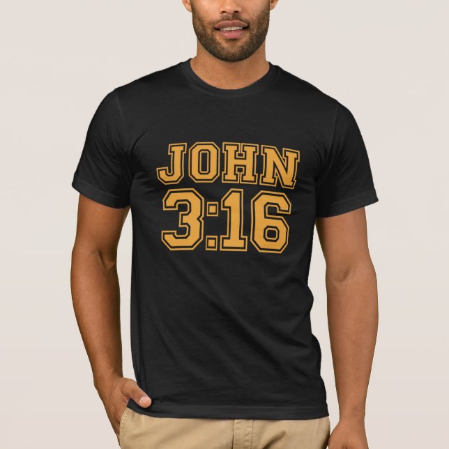 John 3 : 16 T-shirt (Devant)