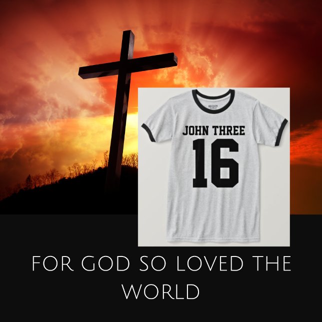 John 3 16 t-shirts (Créateur téléchargé)