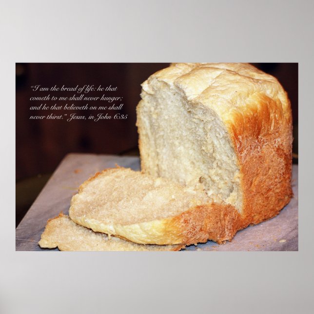 John 6:35 Poster des écritures (Devant)