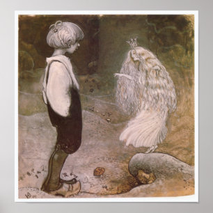 John Bauer Changed by magic Poster