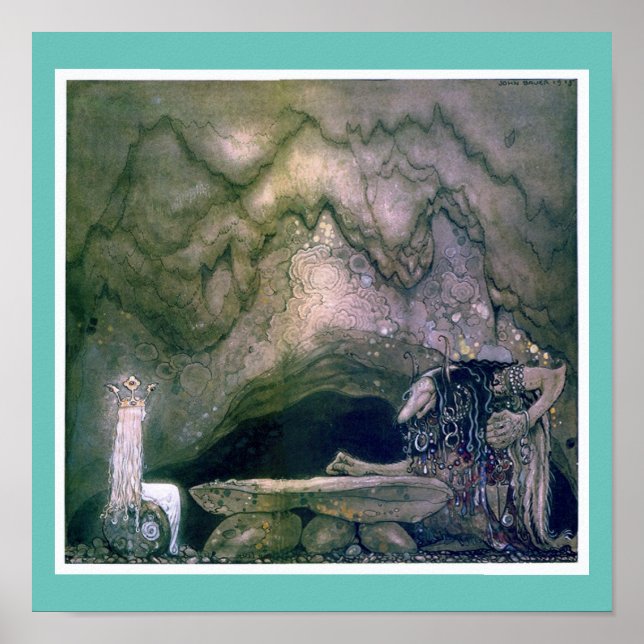 John Bauer Troll Mother Poster (Devant)