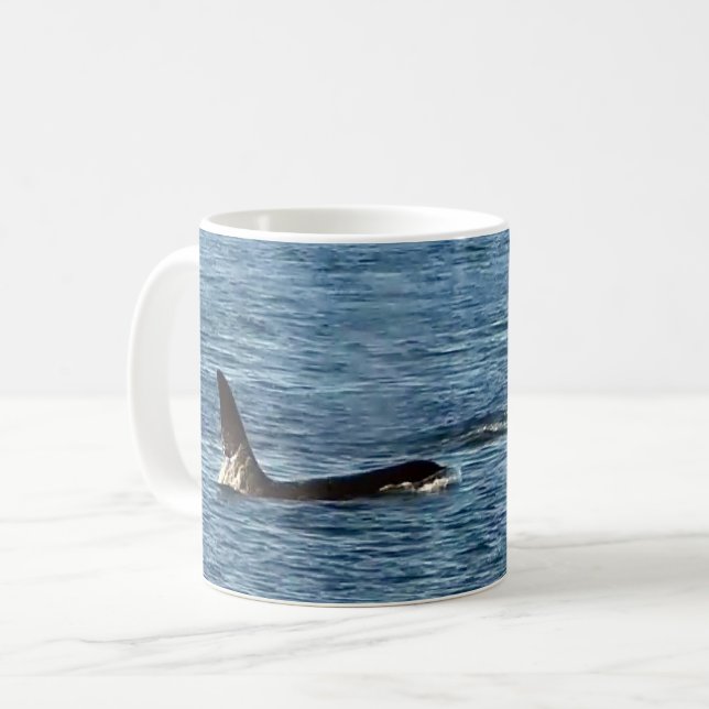 John Coe et Aquarius Tueur Baleine Orca Mug (Devant gauche)