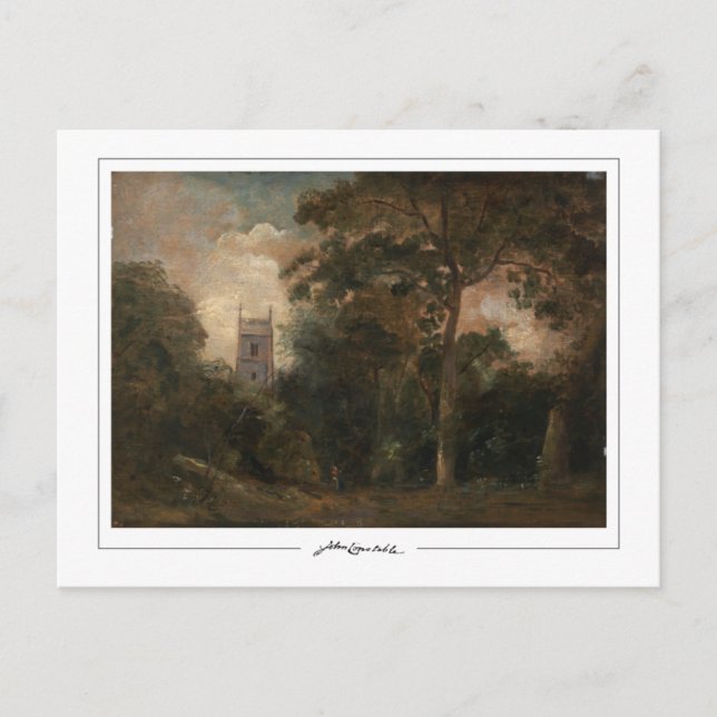 John Constable #17 - Carte postale d'art fin (Devant)