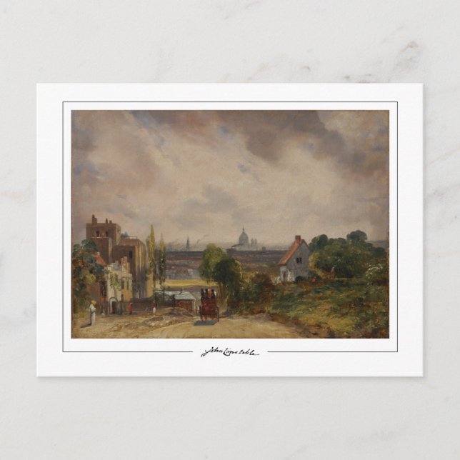 John Constable #20 - Carte postale d'art (Devant)