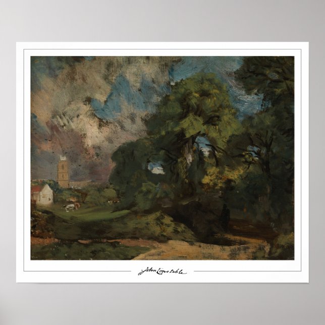 John Constable Zedign Poster d'art #245-2 (Devant)