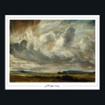 John Constable Zedign Poster d'art #562<br><div class="desc">John Constable #562 (Étude des nuages sur un paysage) affiche d'art et signature de The Zedign House. Pour plus d'images et de dessins de John Constable - Peintures et dessins Vol 1,  visitez https://books.zedign.com/zas/168.html</div>