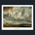 John Constable Zedign Poster d'art #562<br><div class="desc">John Constable #562 (Étude des nuages sur un paysage) affiche d'art et signature de The Zedign House. Pour plus d'images et de dessins de John Constable - Peintures et dessins Vol 1,  visitez https://books.zedign.com/zas/168.html</div>