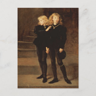 John Everett Millais - Carte postale des Deux Prin