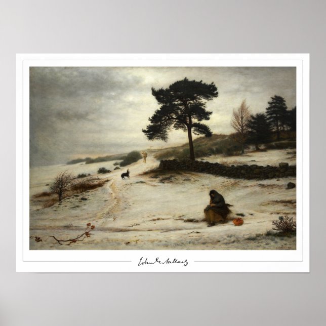 John Everett Millais Zedign affiche d'art #17 (Devant)