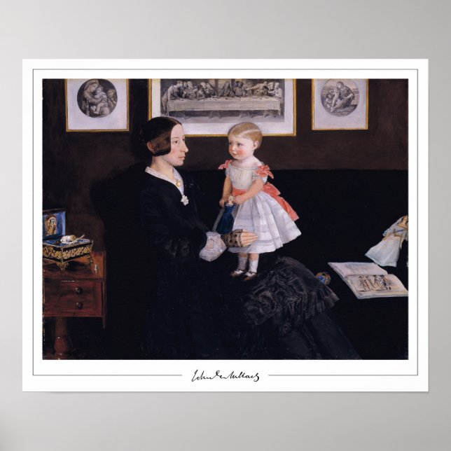 John Everett Millais Zedign affiche d'art #19 (Devant)