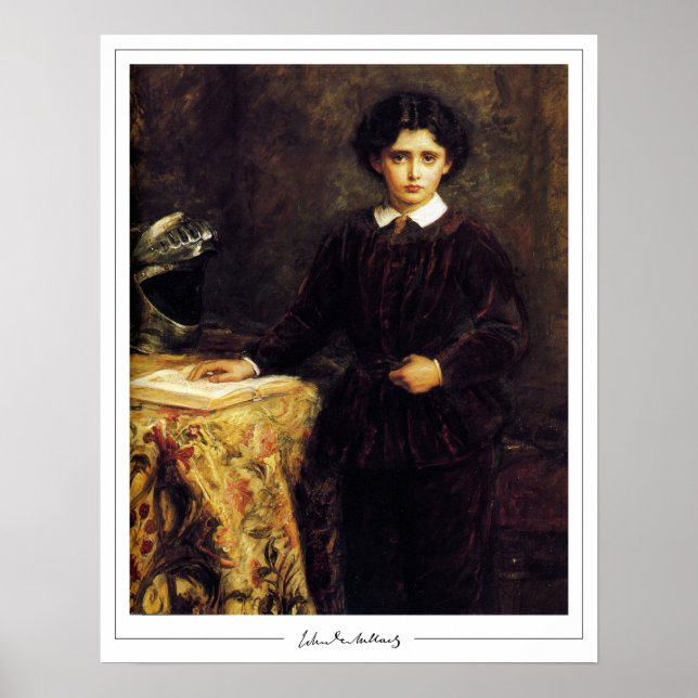 John Everett Millais Zedign Poster d'art #74 (Devant)