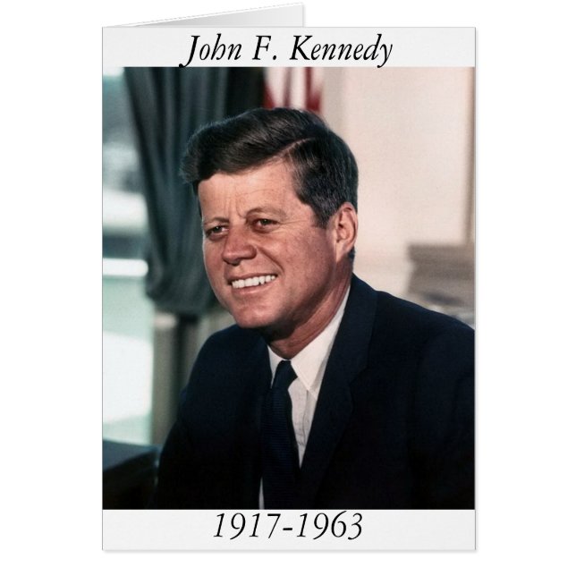 John F. Kennedy, Portrait photo de la Maison Blanc (Devant)
