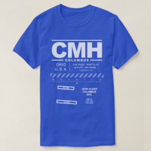 John Glenn Columbus Intl Airport CMH T-shirt