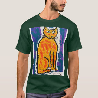 John Hinckley peinture originale de chat TShirt