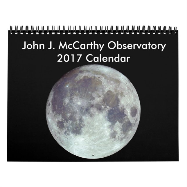 John J. Observatoire McCarthy 2017 Calendrier (Protection)