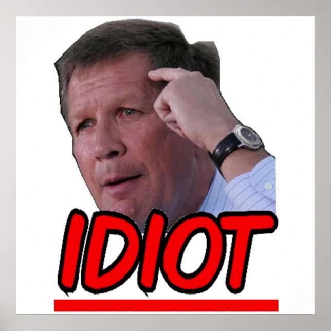 John Kasich - Affiche du gouverneur de l'Ohio Idio (Devant)