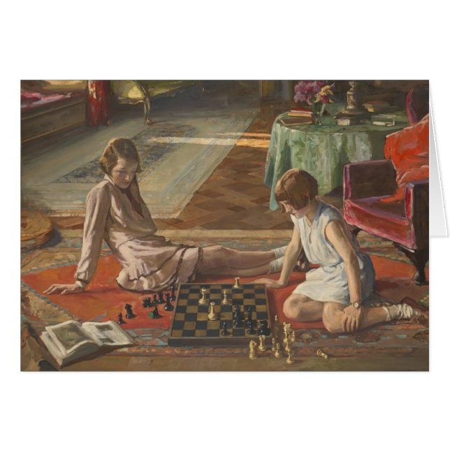 John Lavery : Les joueurs d'échecs (Devant horizontal)