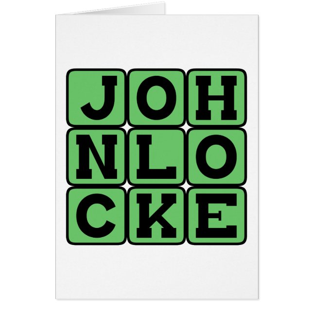 John Locke, philosophe anglais (Devant)