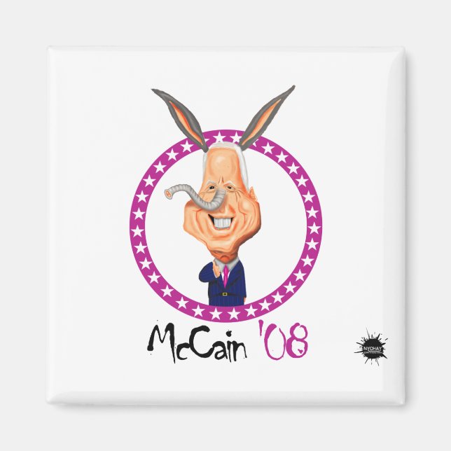 JOHN-McCAIN Magnet (Devant)